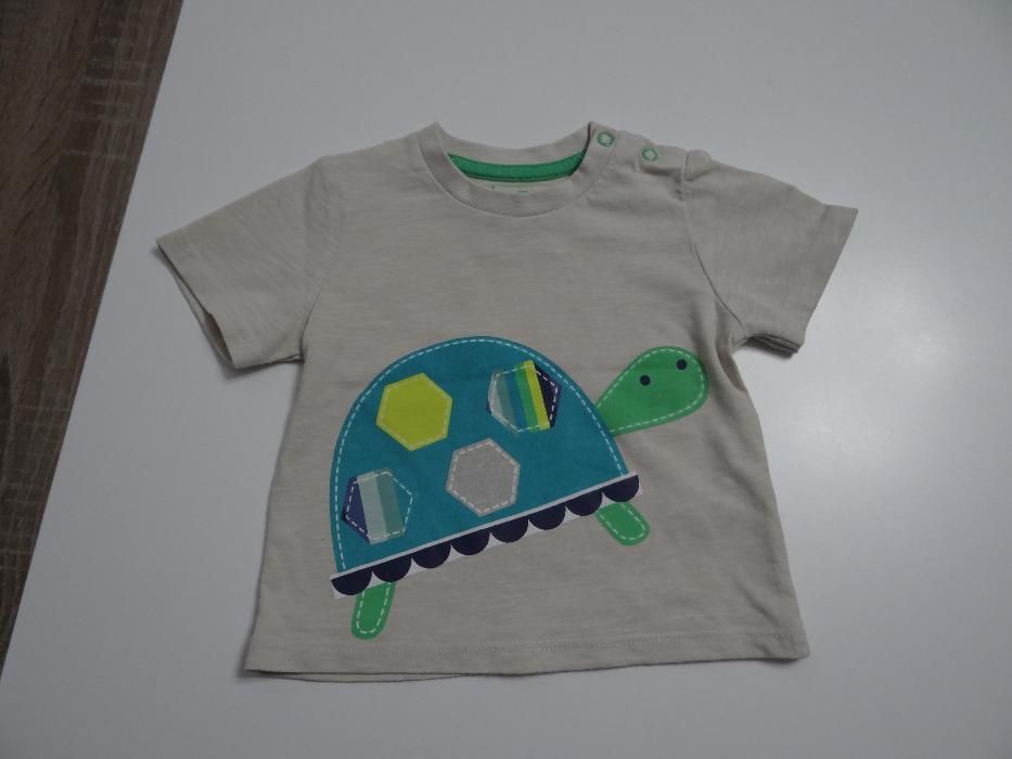 bluzka na krótki rękaw na 6-9 miesięcy