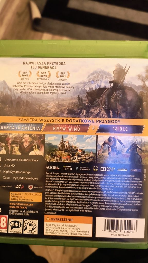 Wiedźmin dziki gon edycja gry roku