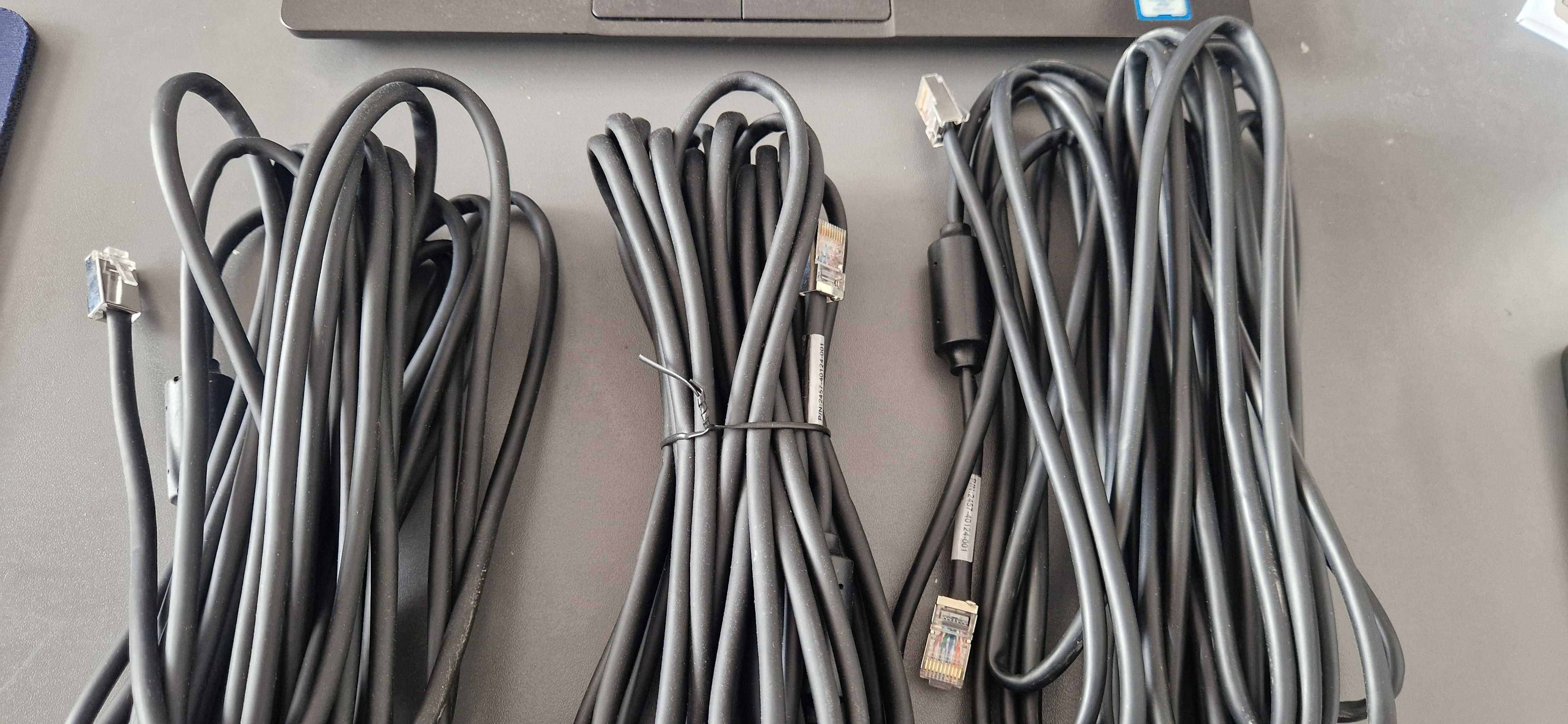 Patch Cord kabel połączeniowy RJ50 10 pin, ekranowany, dł. 7m - 3 szt.
