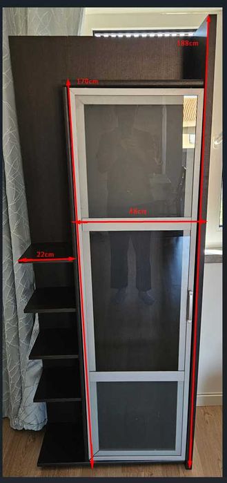 Móveis, estante,-de livros,-bar,-para TV, luz de fundo