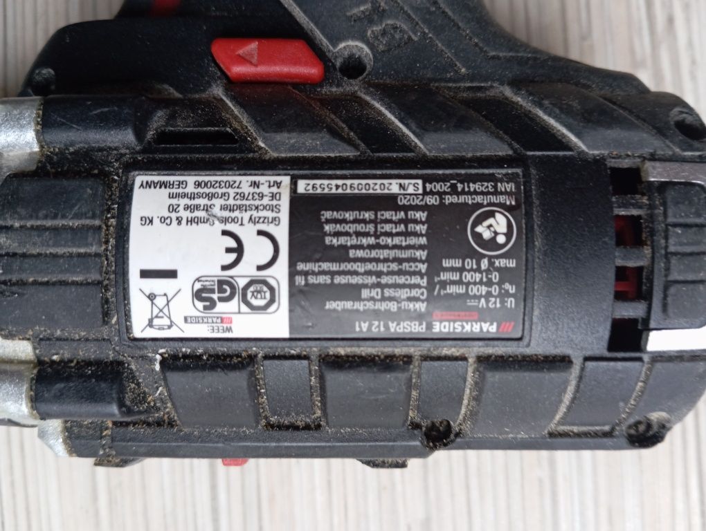 Wkrętarka Parkside Performance PBSPA 12 A1 12V