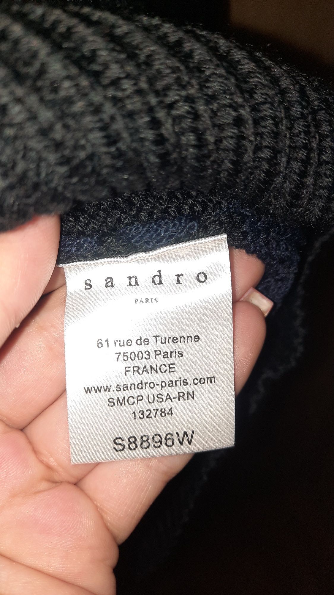 Фирменный свитер Sandro Оригинал
