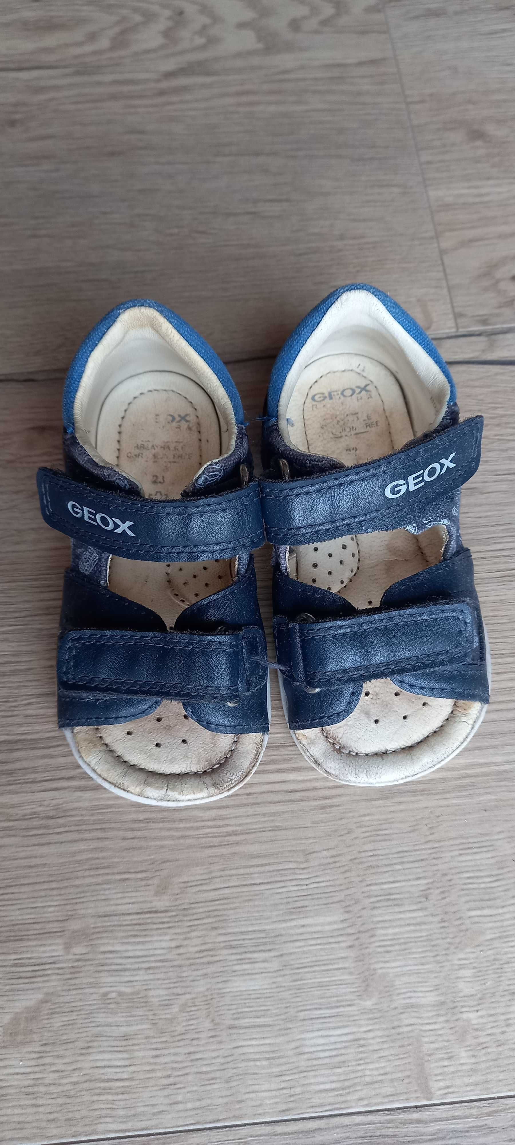 Sandałki, niebieskie, rozmiar 23, Geox