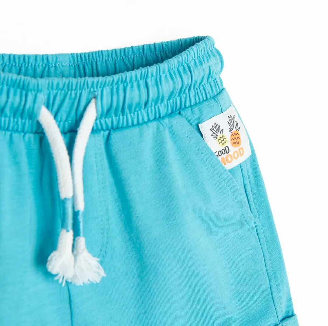 Komplet letni dla chłopca 68 body i spodenki