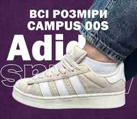 Жіночі кросівки Adidas Campus 00s Wonder White 36-41 кампус Хіт Продаж