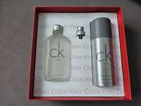 Calvin Klein ONE zestaw woda 100 ml + dezodorant 150 ml ORYGINALNY