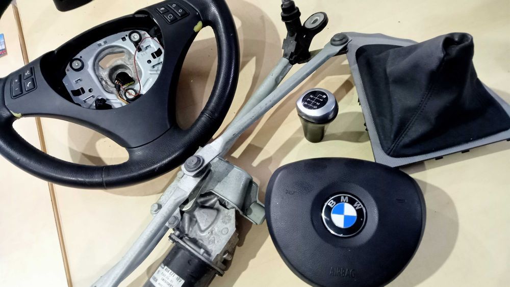 Volante fita airbag manetes Aranha Deposito limpa vidros BMW 1