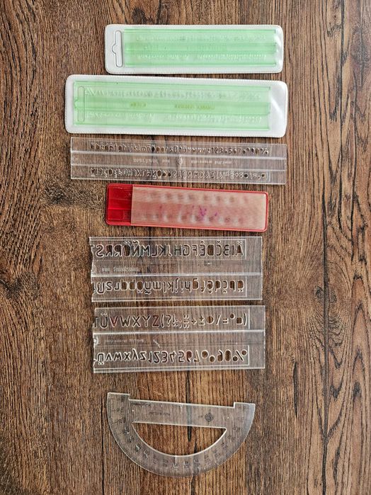 Szablony napisow, z pisma technicznego