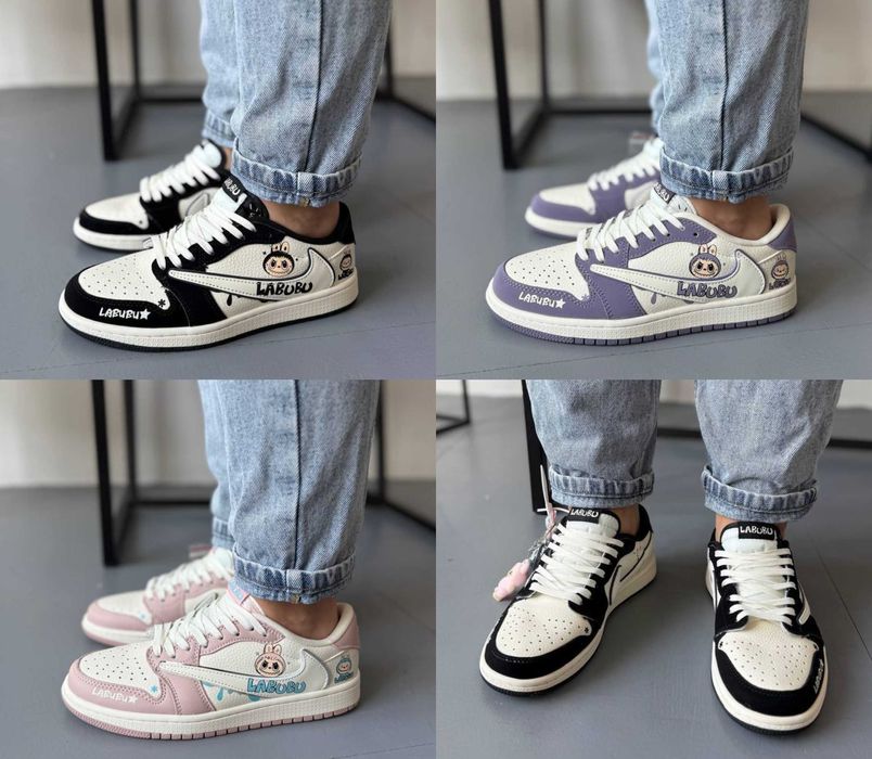 Женские кроссовки Nike Air Jordan 1 Low Labubu 36-40 Новинка Сезона!