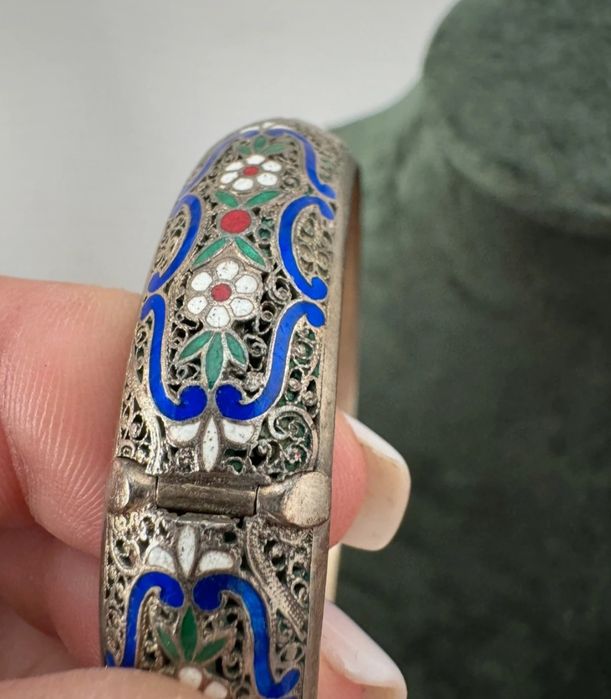 Pulseira em prata de filigrana / Antiga