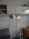 Dwie designerskie lampy led