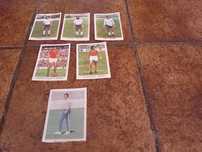 Cromos futebol português, antigos e raros, 10 cromos (ver fotos)
