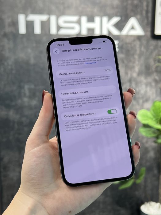 IPhone 13 Pro Max Graphite, 128Gb, 100%Акб, Оплата частинами