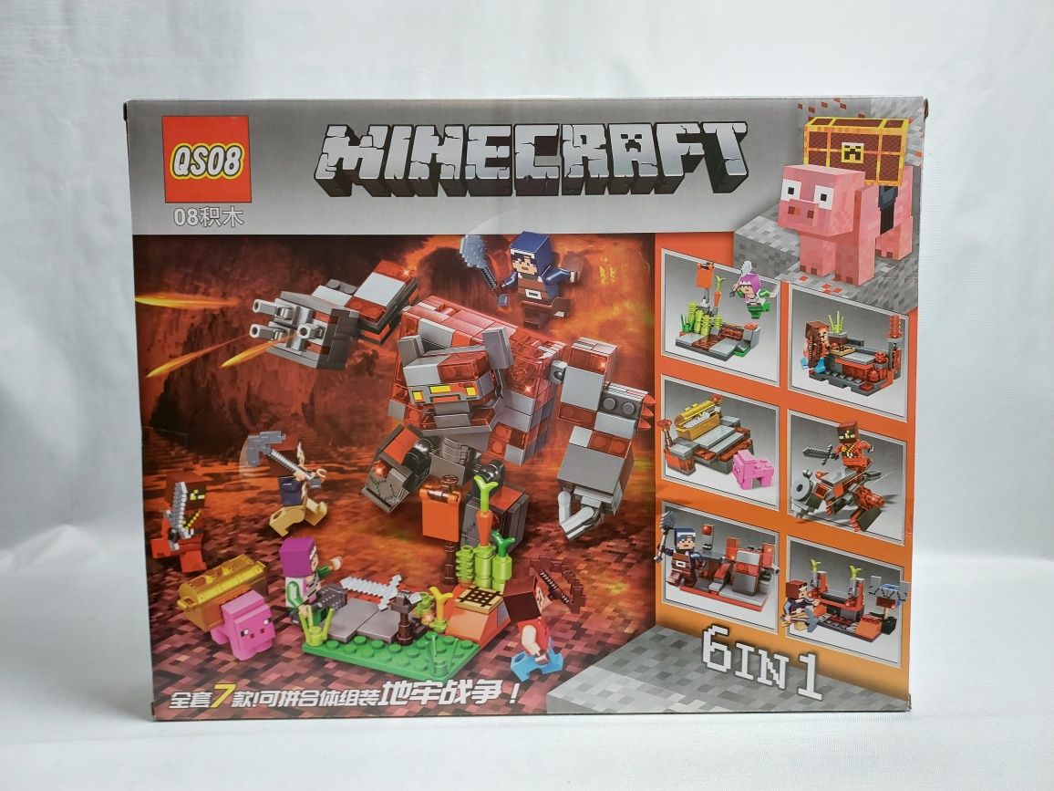 Klocki Minecraft My World 477el 6w1 nowe nie lego zabawki