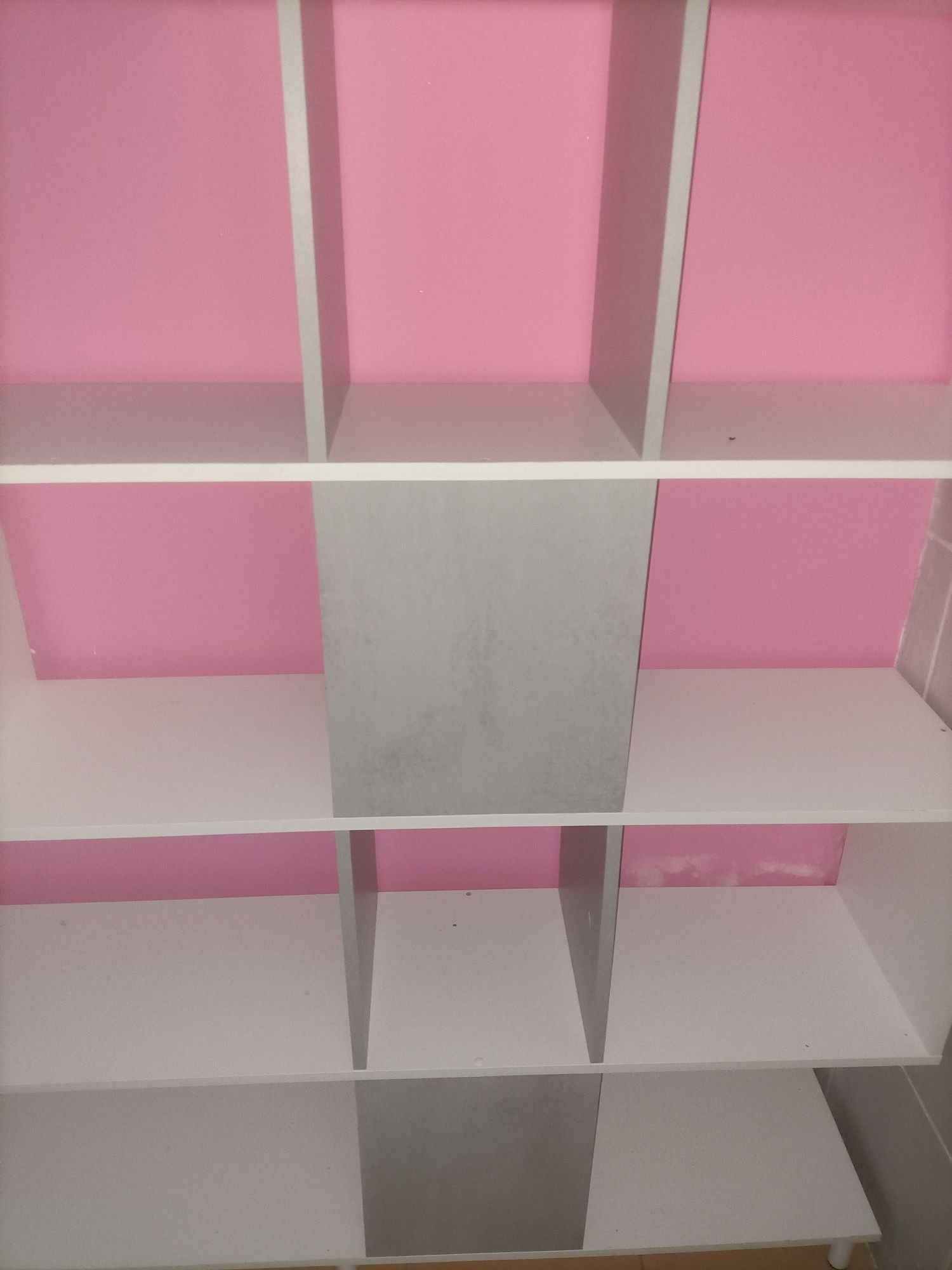 Movel Sala branco e cinza