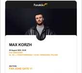 Білет на концерт Max Korzh