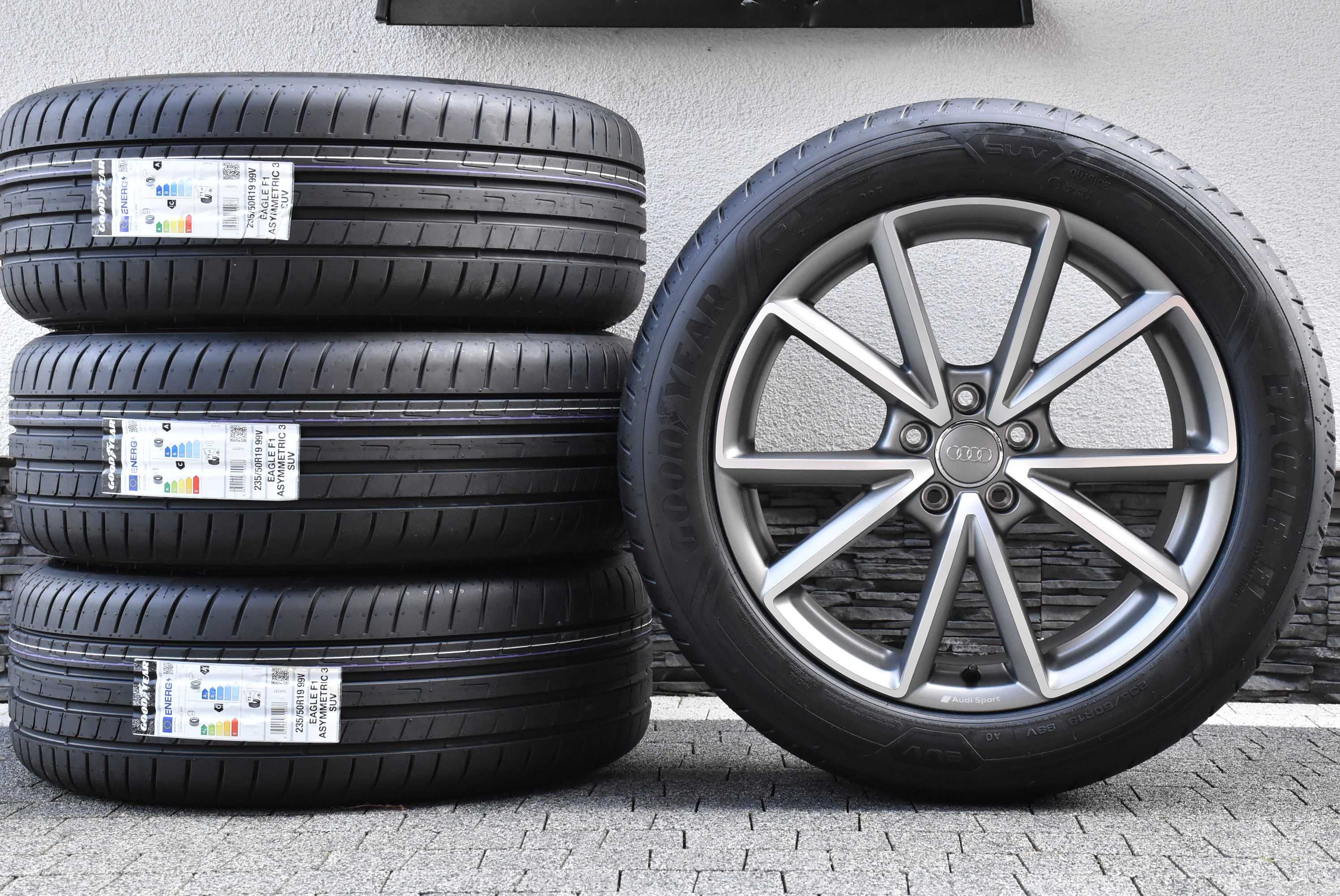 Nowe koła letnie Audi Q3 83A 19" NOWE OEM Goodyear AO DOT2024