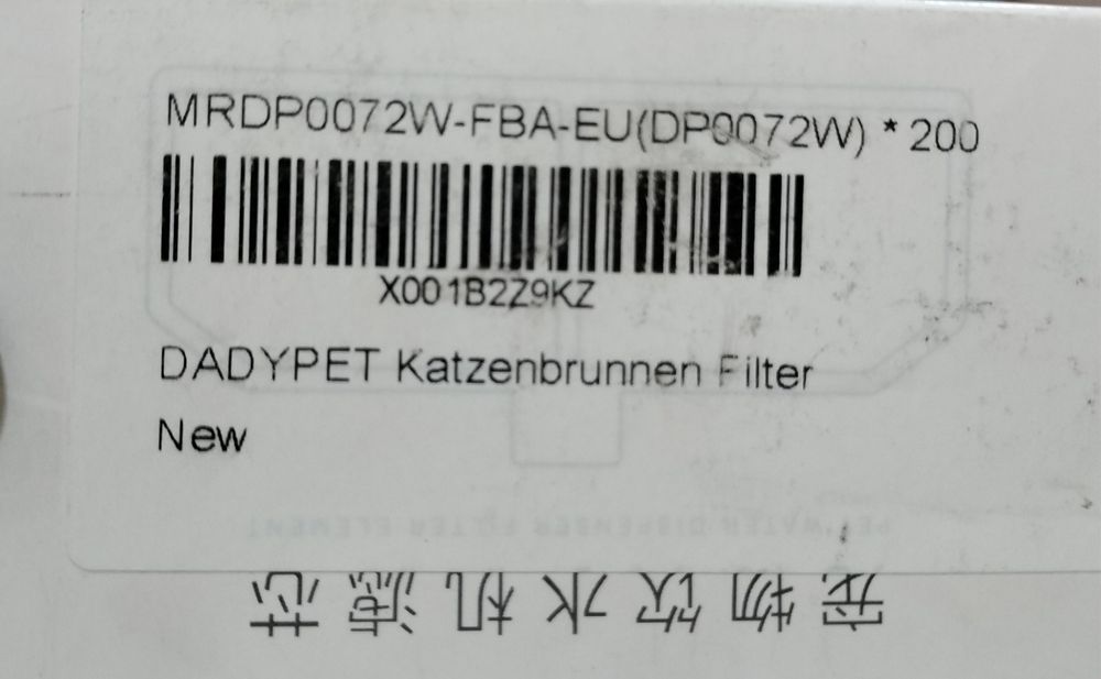 Recargas de Filtros para bebedouro de animais de estimação packs 6und