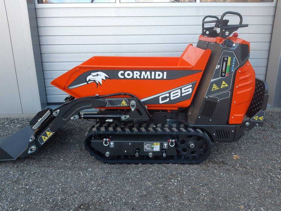 Wozidło Gąsienicowe samozaładowcze - taczka - Krata Niwelator Koparka