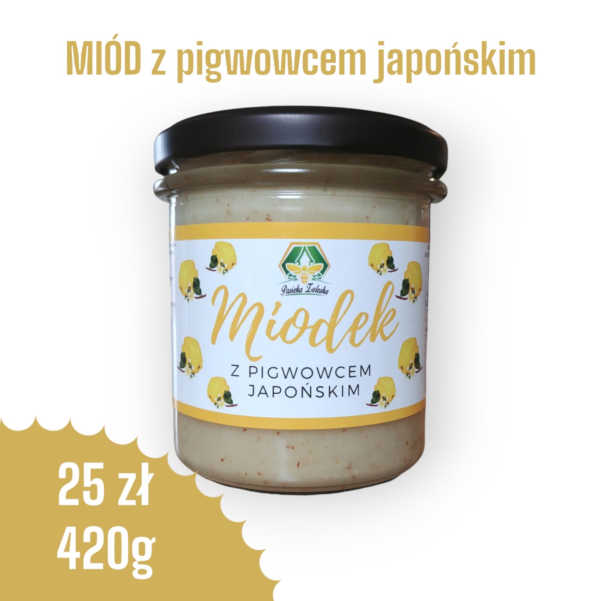 MIÓD z dodatkami, Malina, Cytryna, Porzeczka, KAKAO, Pigwowiec