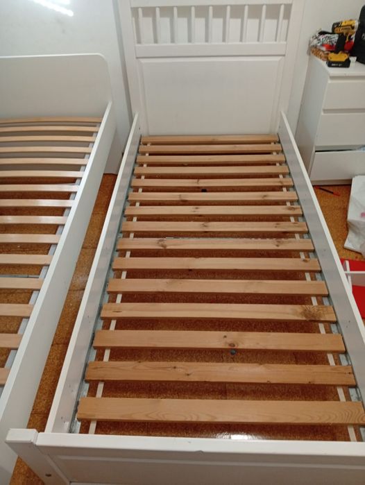 Cama solteiro com colchão