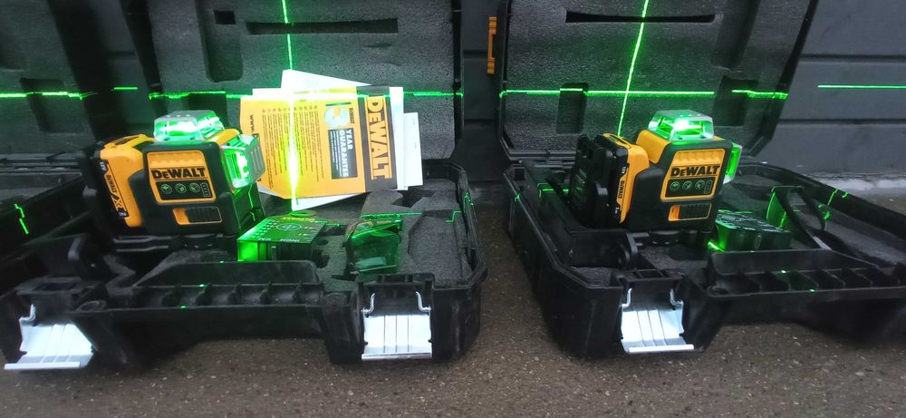 Laser DEWALT 360 DCE089 trzy wiązkowy Zielony 30M Poziomica Laserowa