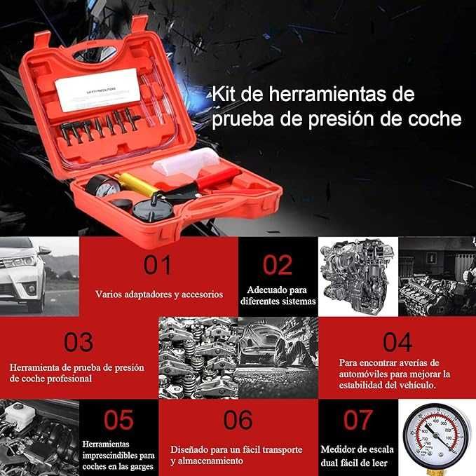 zestaw do odpowietrzania hamulców, tester pompy próżniowej awsuc vv