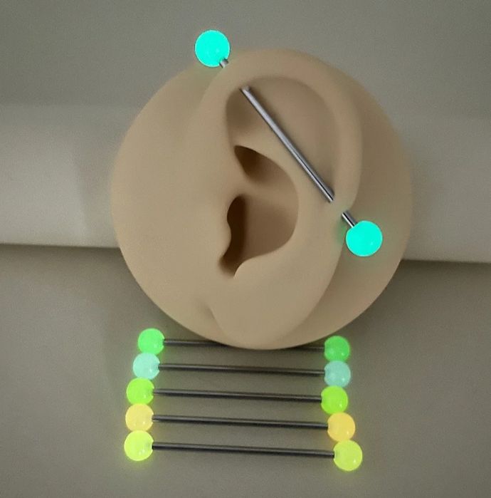 Штанга/Пирсинг,пуп,губа,язык,хрящ,нос,бровь(лабрет,штанга,банан,смайл