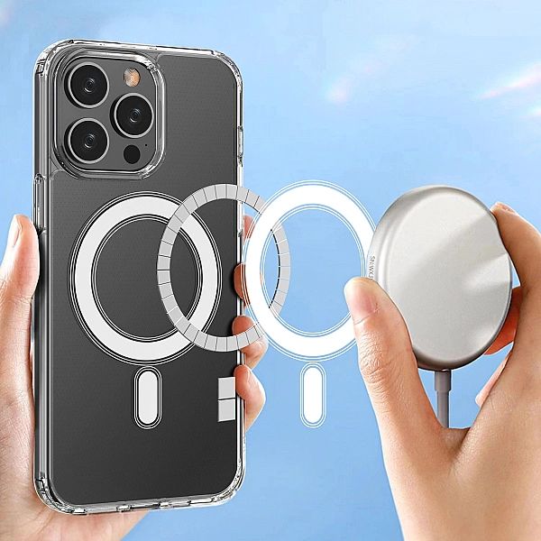 Etui magnetyczne Clear Magnetic Case z MagSafe do iPhone 14 Pro Max ze
