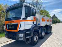 MAN 35.460 TGS  MAN TGS 35.460 KIPPER MEILLER BORDMATIK, 8x4, import z Niemiec