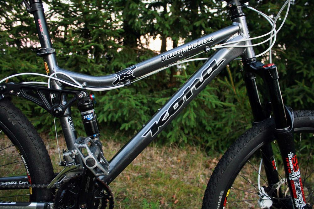 KONA DAWG deluxe WySyŁkA FULL 3x9 BOMBER deore FOX fuel trance spark