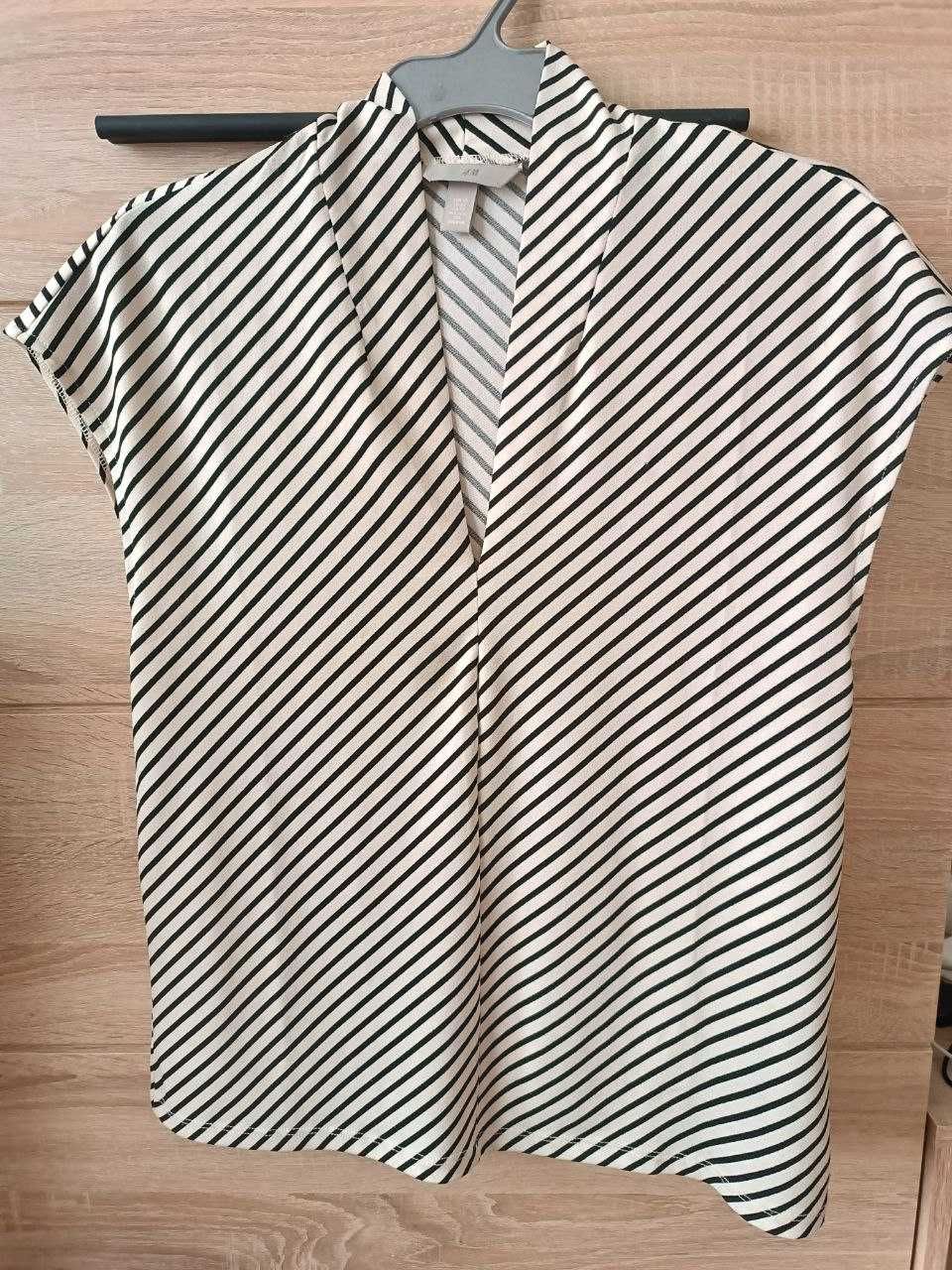 Блуза, футболка, кофтинка H&M в полоску, розмір М