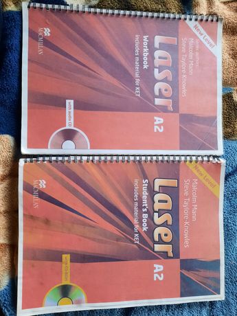 Workbook, Students Book Laser A2 книга для англійської мови 7-8 клас