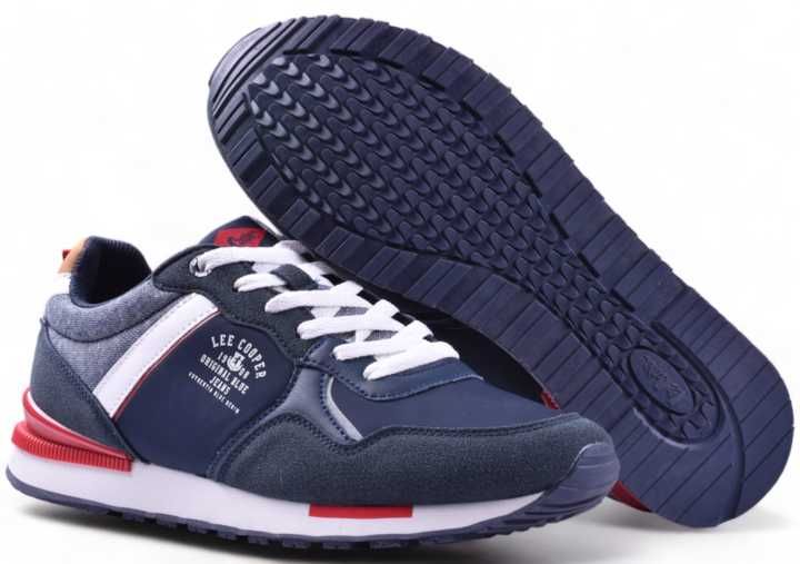 Buty Męskie Lee Cooper sportowe ADIDASY granatowe -2339 r.45 wys. 24h