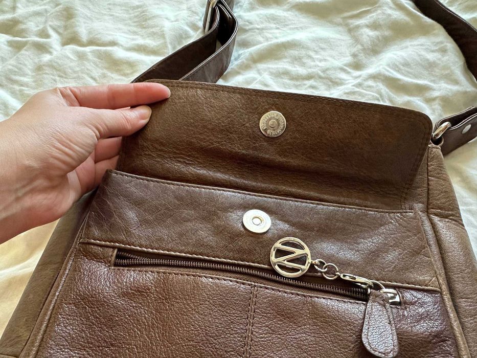 Сумка  шкіряна кросбоді Nika