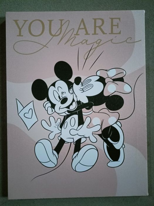 Obraz na płótnie Minnie Mouse i Mickey - Disney, rozm 30x40cm