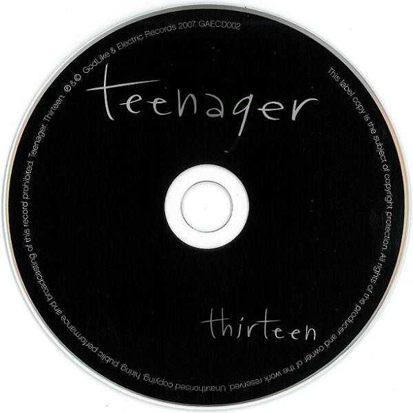 TEENAGER cd Thirteen       synthpop electro