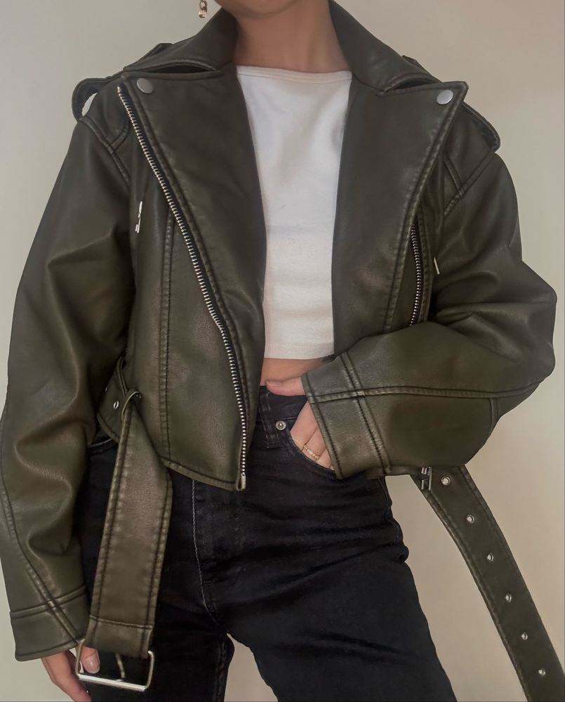 Куртка шкіряна, косуха Zara 1в1
