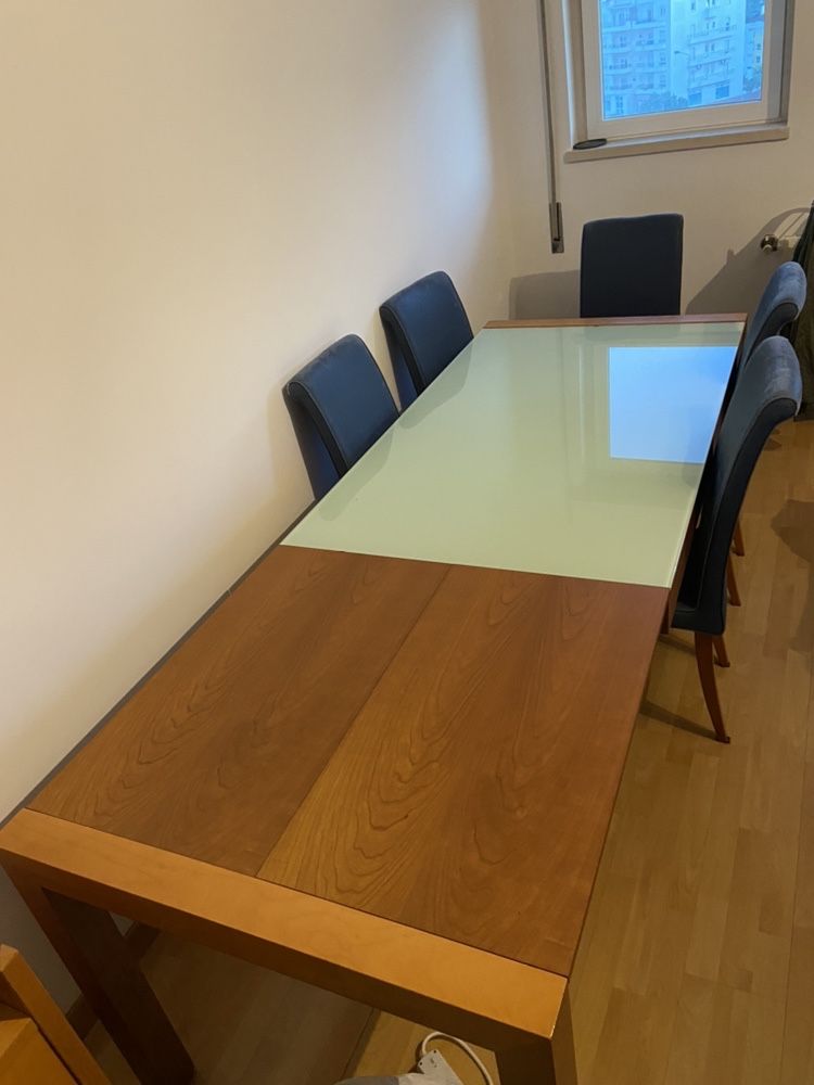 Mesa de sala extensível 90x2,44mts