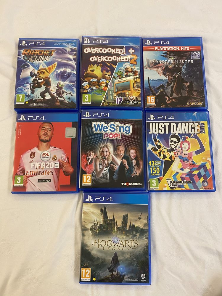 Varios jogos usados Ps4