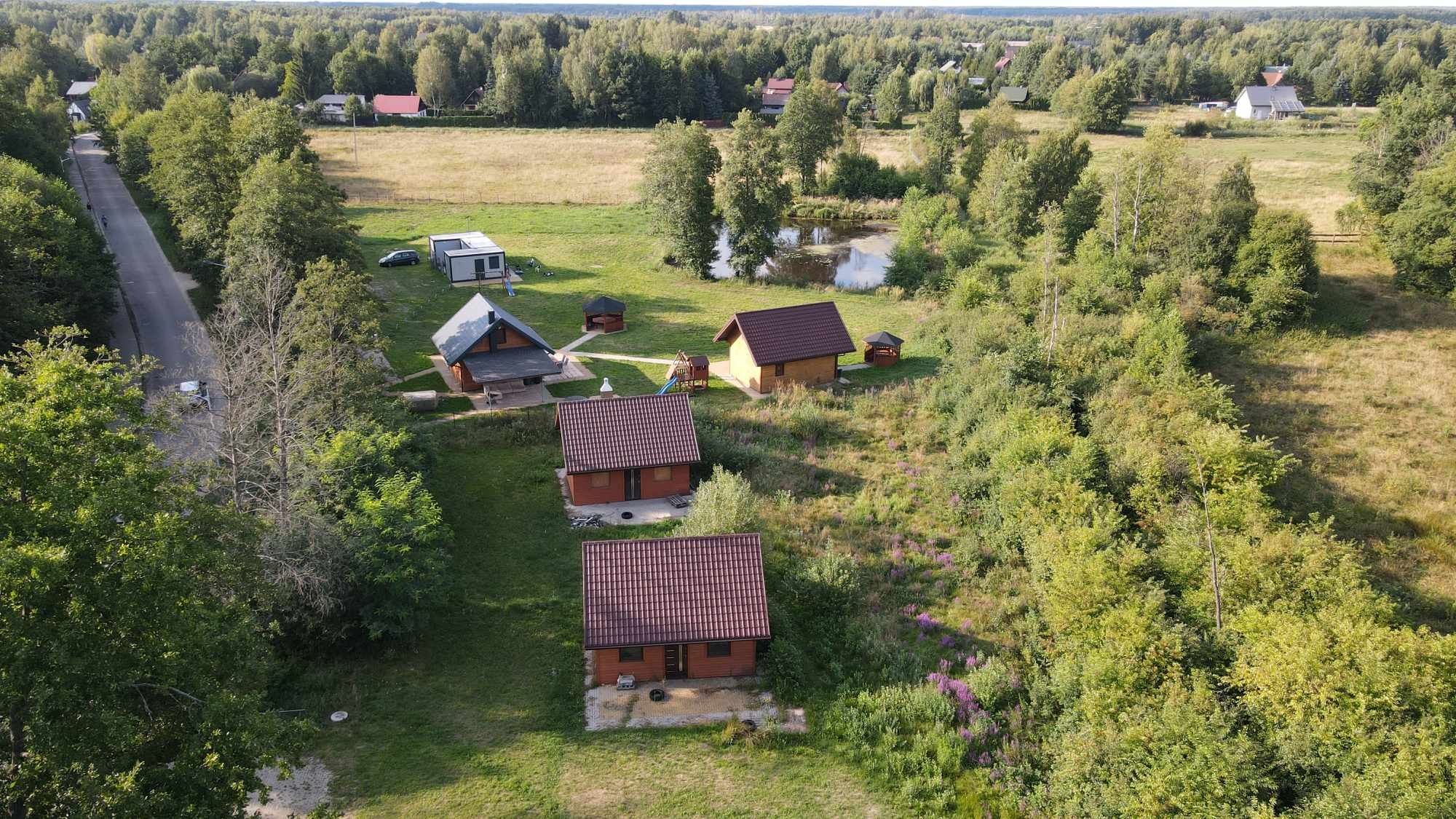 Domek blisko plaży,  jezioro Zagłębocze,  Lejno