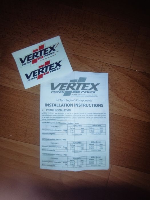 Продам поршень VERTEX