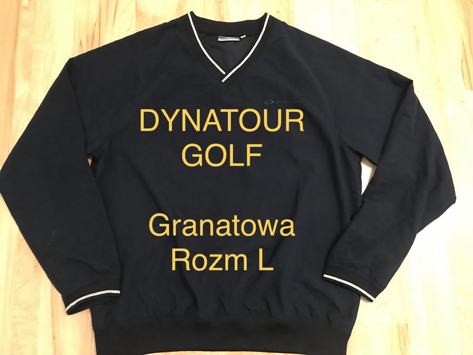 Dynatour GOLF rozm L granatowa bluzka dlugi rekaw do gry w golfa