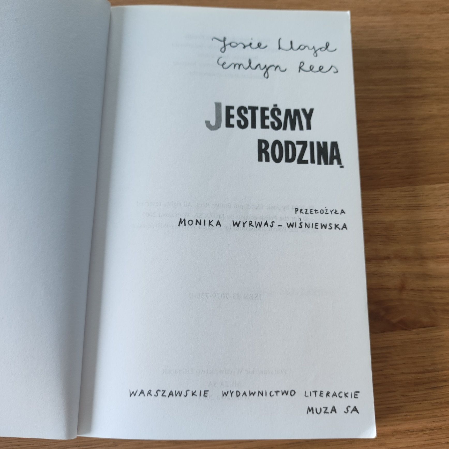 Jesteśmy Rodziną Josie Lloyd Emlyn Rees