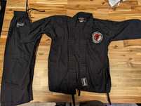 Kimono karatega judoga czarne 130cm Daniken