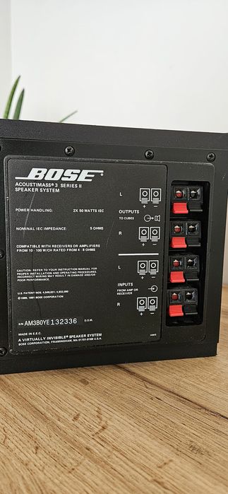 Subwoofer bose Acoustimass 3 series ii