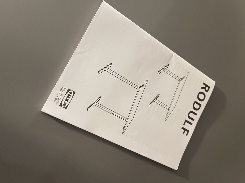 Elektryczny stelaż biurkowy,regulacja wys. RODULPH - IKEA (BEZ BLATU)