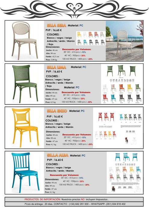 Cadeiras para eventos