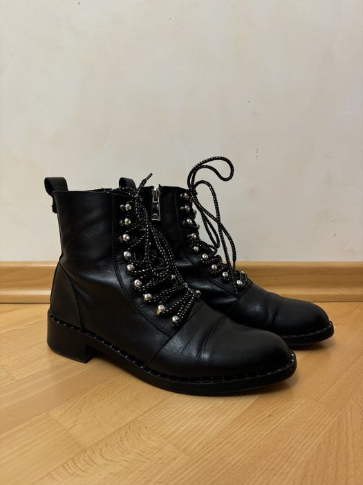 Черевики Zara шкіряні жіночі 39р