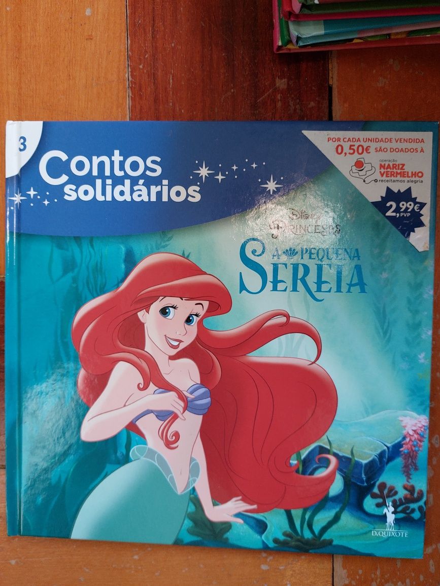 4 Livros princesas da Disney